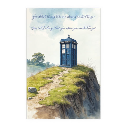 "You didn't always take me..." Quote between 11th Doctor and The TARDIS. - soapbox169 - A Little Gift Shop